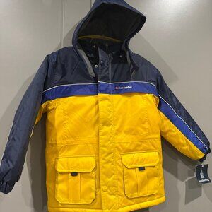 Youth Boy’s M 10/12 London Fog 54E18 winter all weather hoodie Puffer Zip jacket